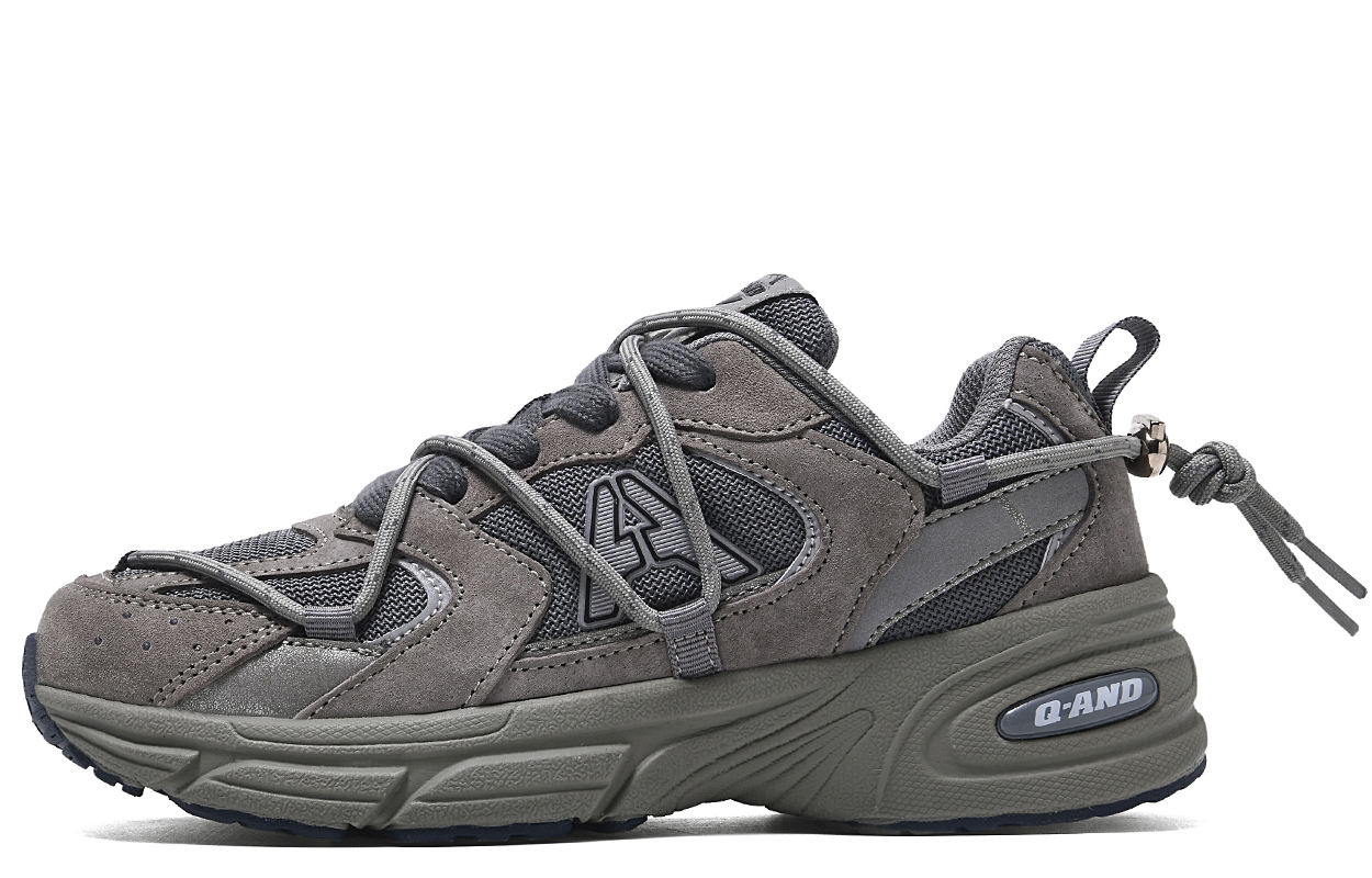 Q AND Cushioning Slip Resistant Abrasion Resistant Height Increasing Low top Running Shoes Unisex