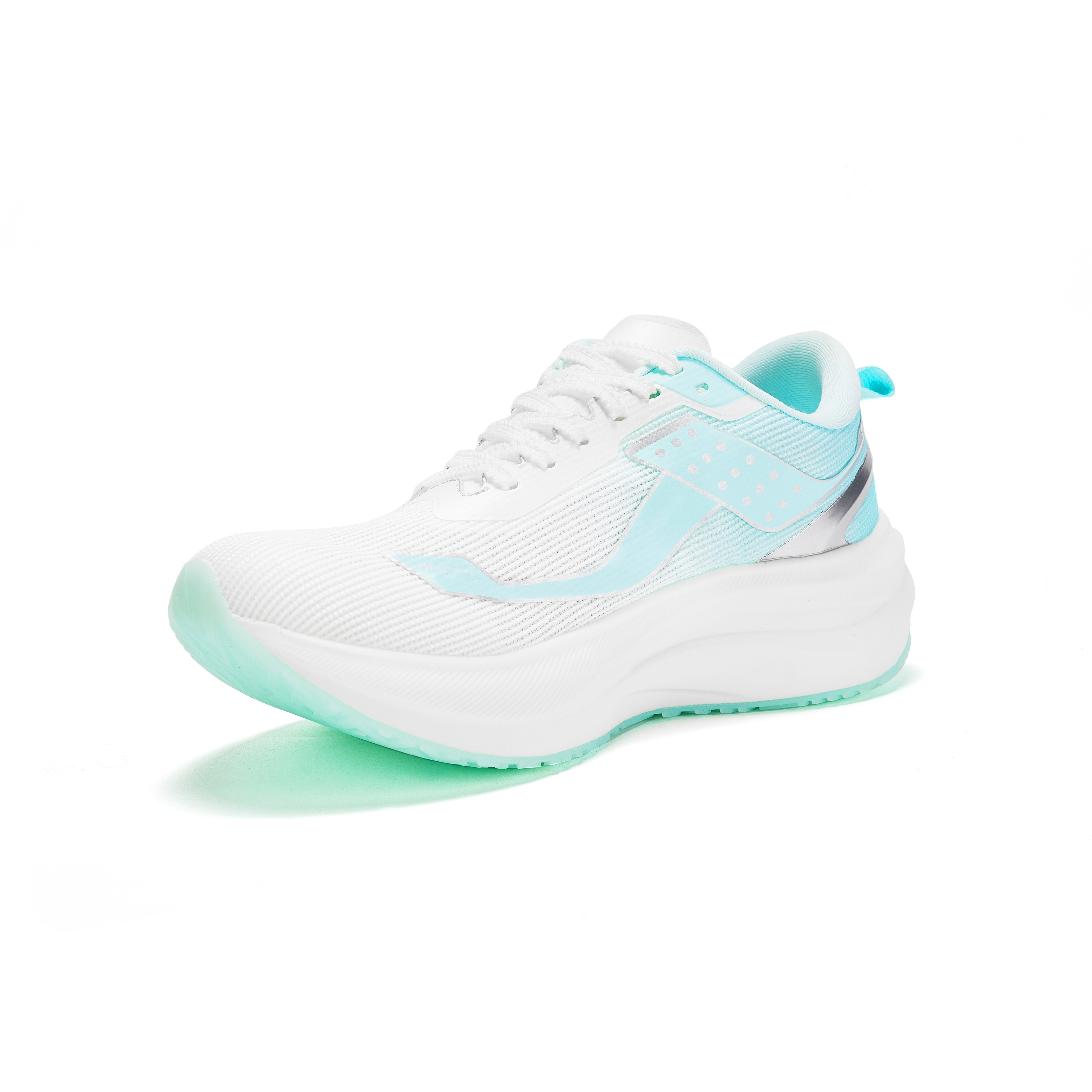 WEIMING Low top Running Shoes Unisex White Jade Blue