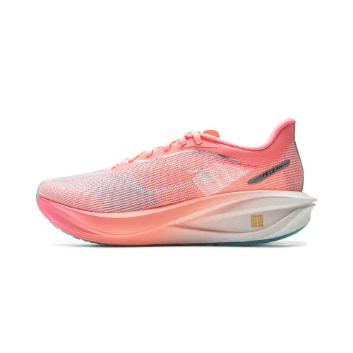 Li Ning Feidian 5 Challenger Textile, TPU Low top Carbon Plate Casual Marathon Running Shoes Men's Pink