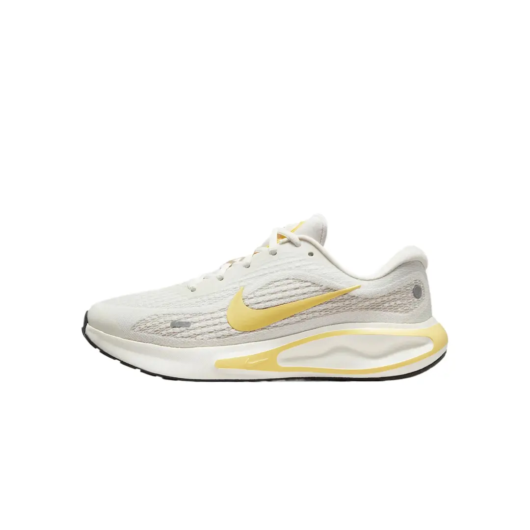 Nike Journey Run Abrasion Resistant Low top Training Running Shoes Women's Silver Yellow