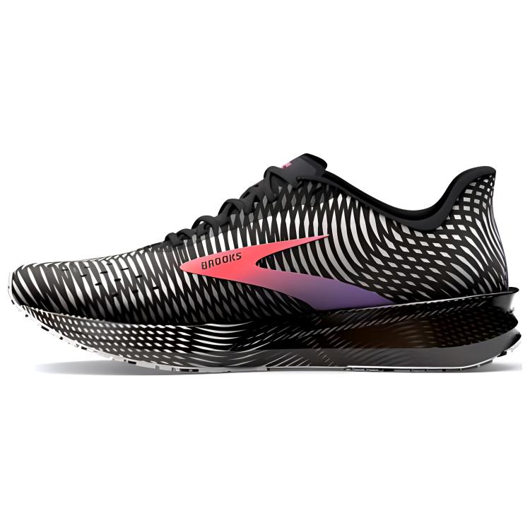 Brooks Hyperion Tempo Cushioning, Wear Resistant Low top Casual Running Shoes Women's Black White