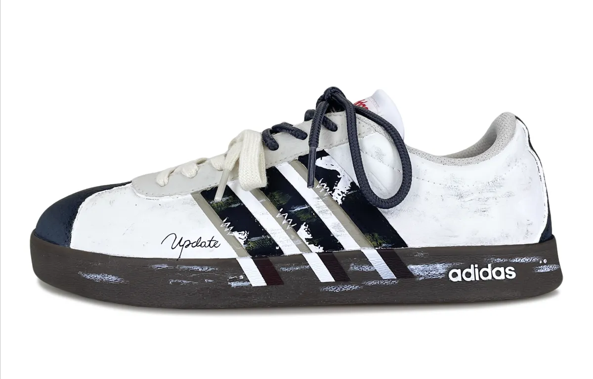 Adidas VL COURT 2.0 Weightless Starlight, Shimmery Cat Cushioning Abrasion Resistant Cushioning, Wear Resistant Low top