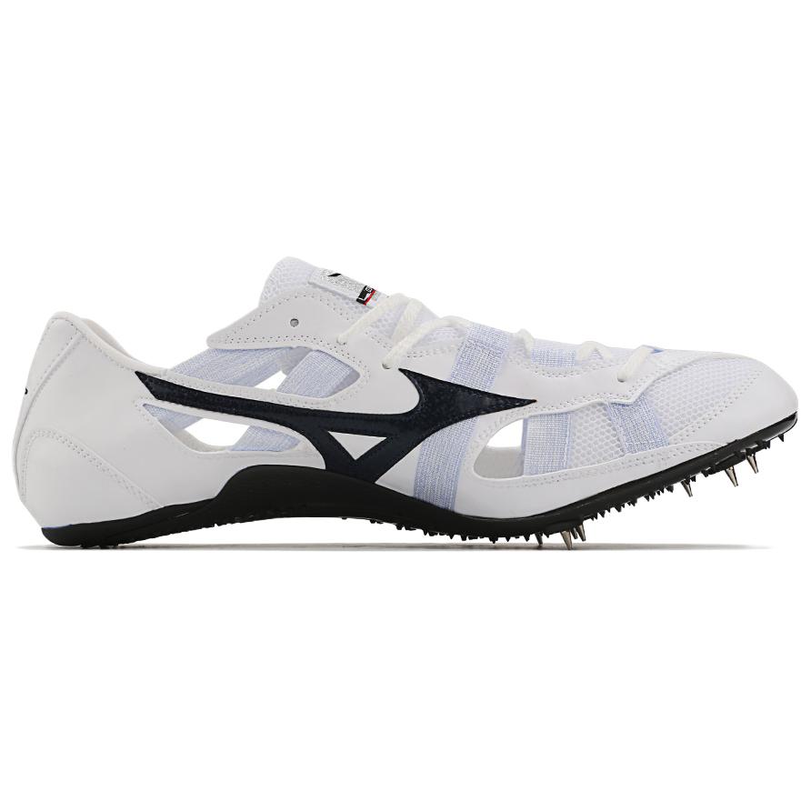 Mizuno Slip Resistant Abrasion Resistant Low top Sprint Running Shoes Unisex White