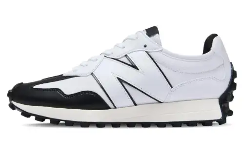 New Balance NB 327 v1 SL AF, comfortable and versatile, shock-absorbing and wear-resistant, low-top golf shoes, women's style, black and white