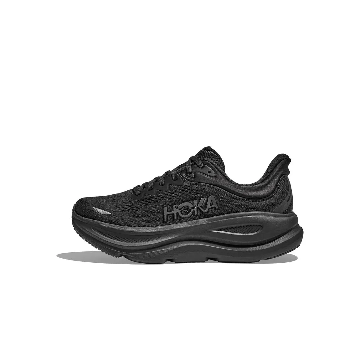 HOKA ONE ONE Bondi 9 Synthetic Leather Breathable Slip Resistant Cushioning Rebound Low top