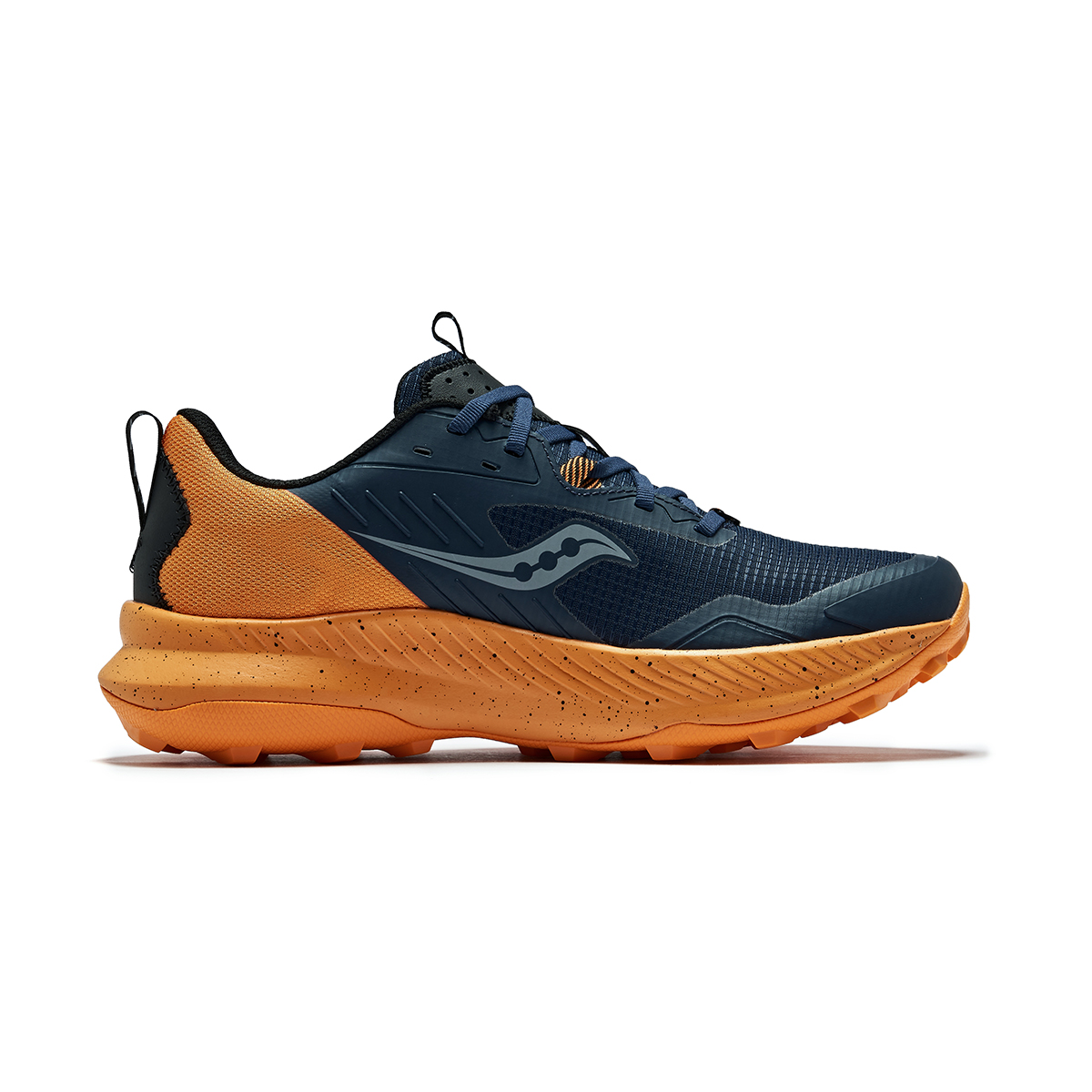 Saucony BLAZE TR Fiery Comfortable Abrasion Resistant Low top Running Shoes Men’s Dark Blue Orange