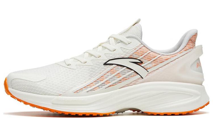 Anta A Grip Pro Slip Resistant Abrasion Resistant Low top Running Shoes Men’s White Orange