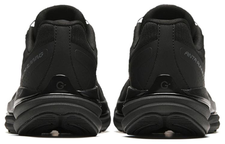 Anta Round Tip Cushioning Abrasion Resistant Cushioning, Wear Resistant Low top Running Shoes Women’s Black
