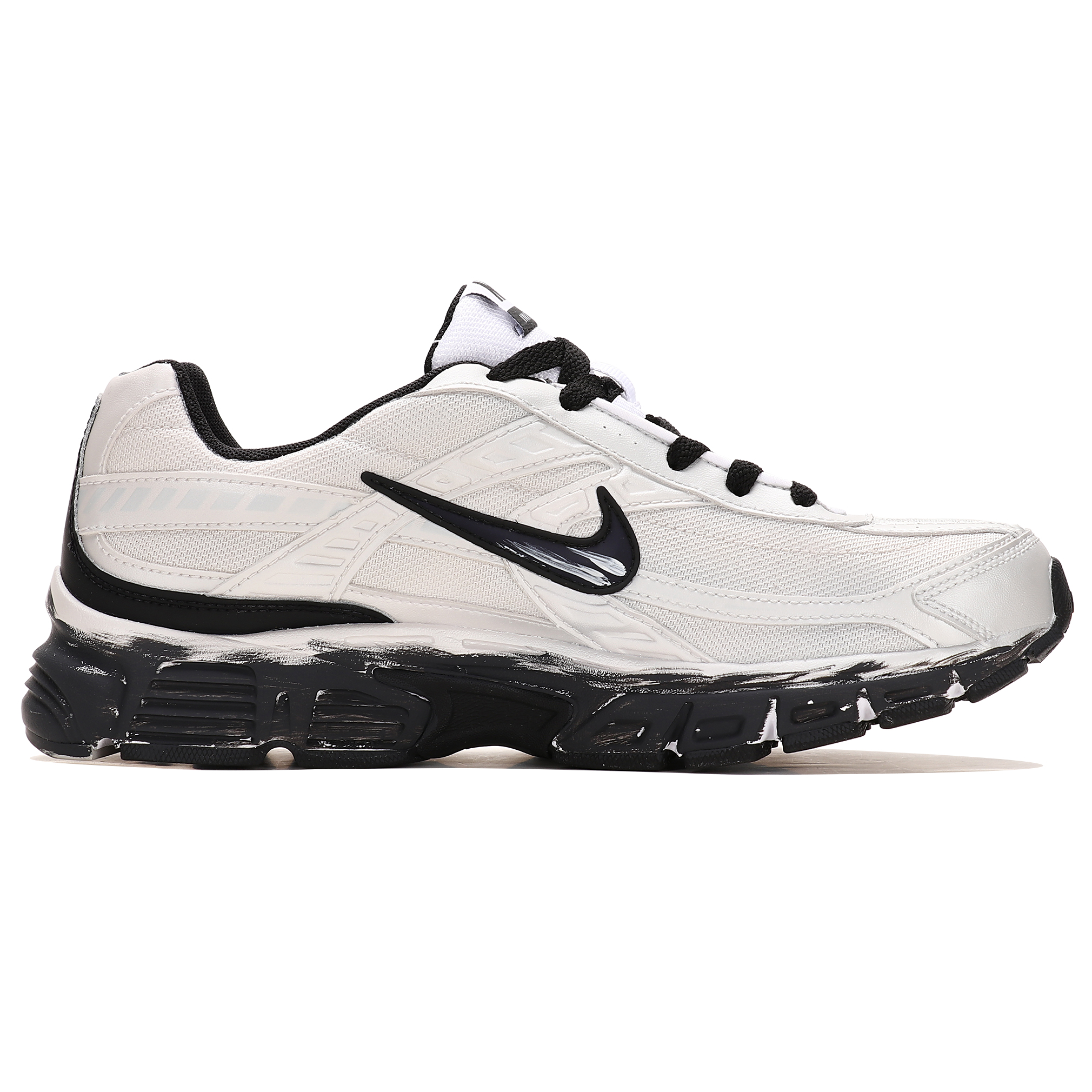 Nike Initiator Cushioning Support Cushioning Support Low top Running Shoes Men’s Silver Black