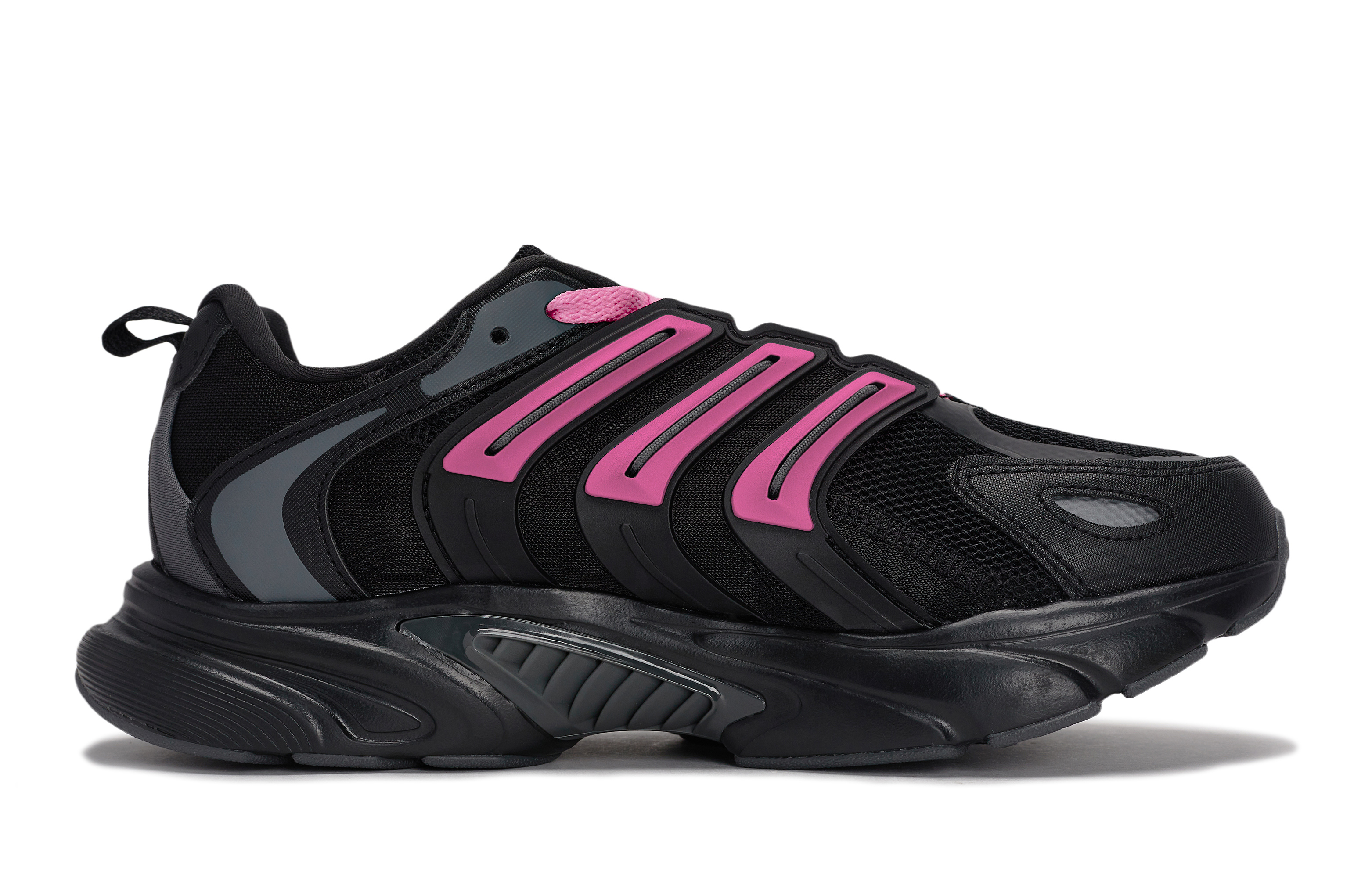 Adidas CLIMACOOL BOUNCE Slip Resistant Abrasion Resistant Low top Running Shoes Unisex Black Rose Red