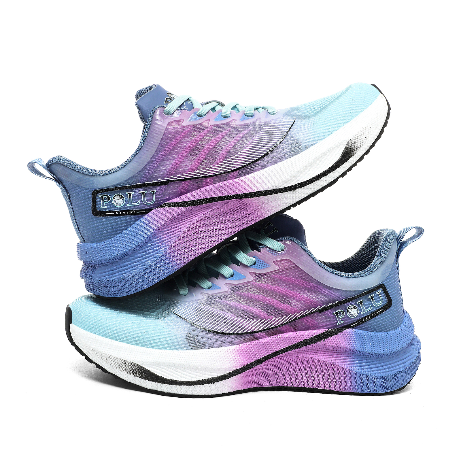 POLUDIYIPI Jie Running S7PRO Running Shoes Unisex Low Top Snow Blue