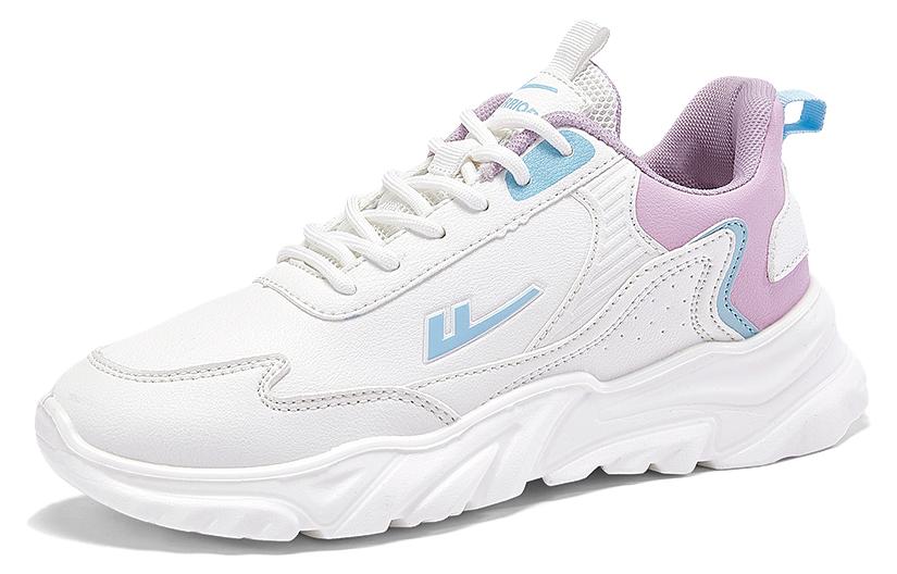 Warrior Slip Resistant Abrasion Resistant Slip Resistant Abrasion Resistant Low top Running Shoes Women’s White Purple