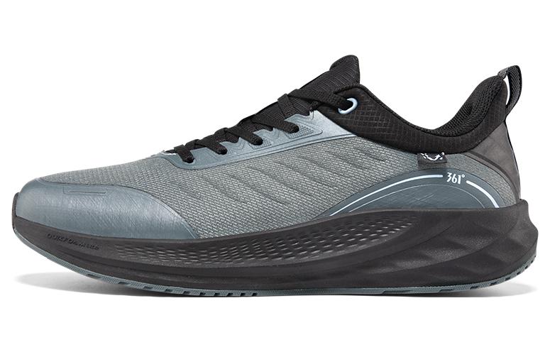 361° Rain Block 6.0 Leather Cushioning Waterproof Cushioning Waterproof Low top Running Shoes Men’s Gray Black
