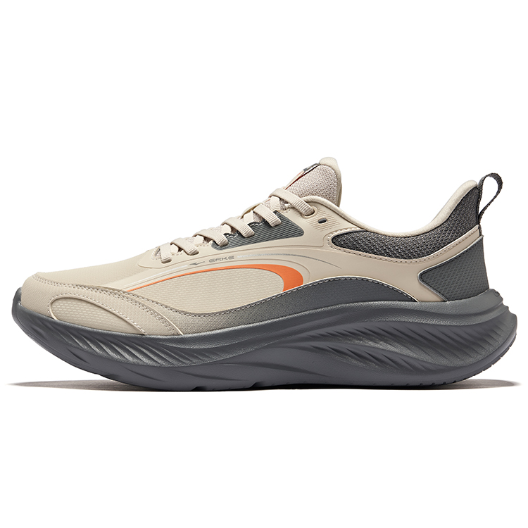Erke Yun Yi 2 Cushioning Rebound Low top Casual Running Shoes Men’s Pumice Gray Steel Gray