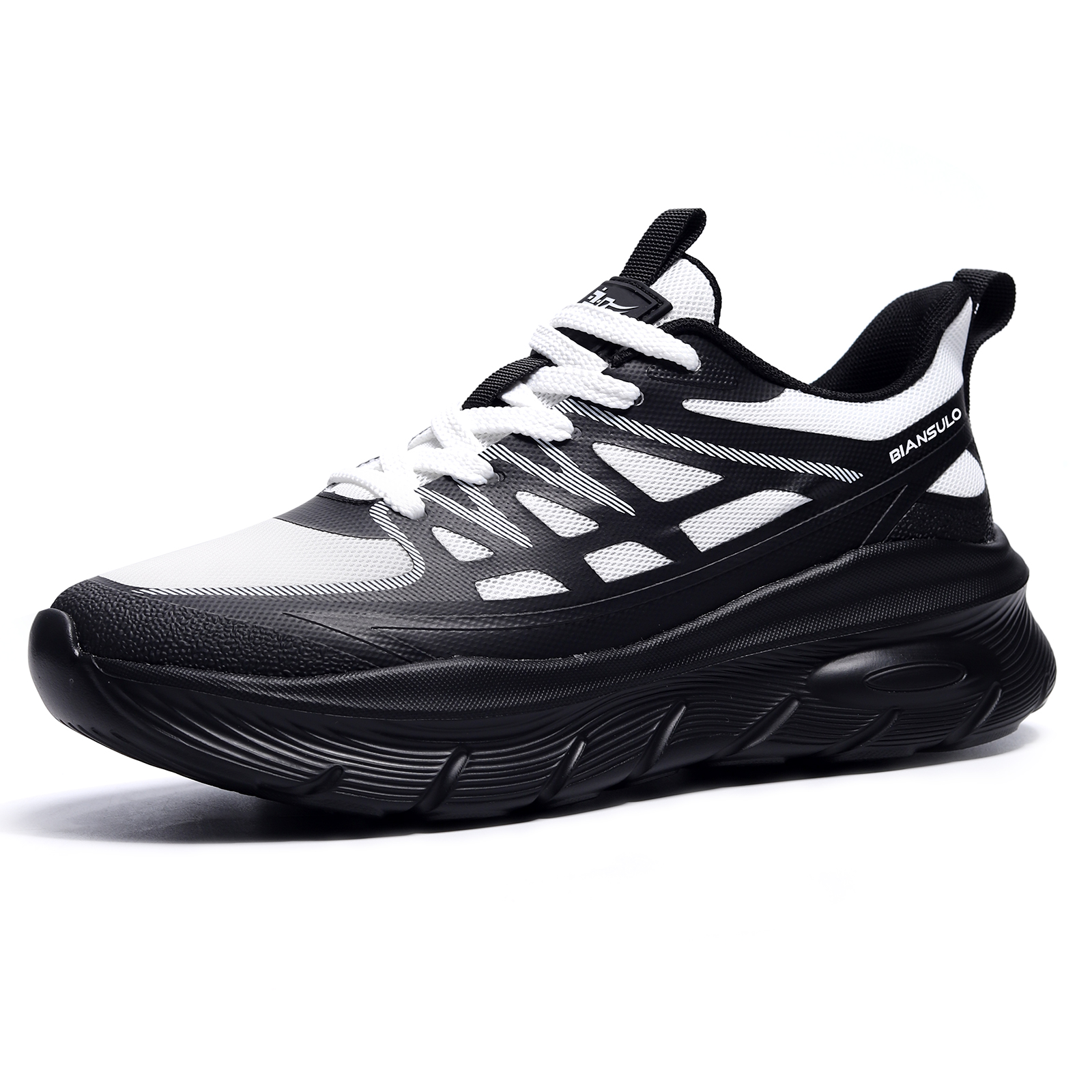BIANSULONG Cushioning Slip Resistant Abrasion Resistant Low top Casual Running Shoes Unisex
