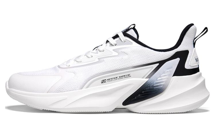 361° Versatile Mesh Slip Resistant, Abrasion Resistant, Breathable Low top Running Shoes Men’s White Black