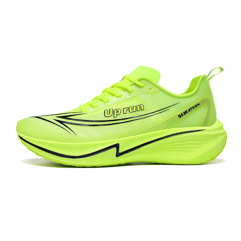 Up Run Running Shoes Unisex Glow In The Dark Green