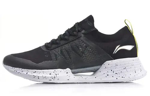 Li Ning Cloud Non slip Lightweight Low top Running Shoes Unisex Black