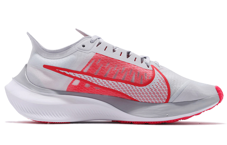 Женские кроссовки Nike Zoom Gravity (серо-красный) — Серый / красный — фото 2