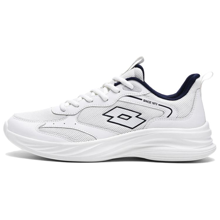 LOTTO Sportlife Cushioning Lightweight Breathable Slip Resistant Low top Running Shoes Men’s White