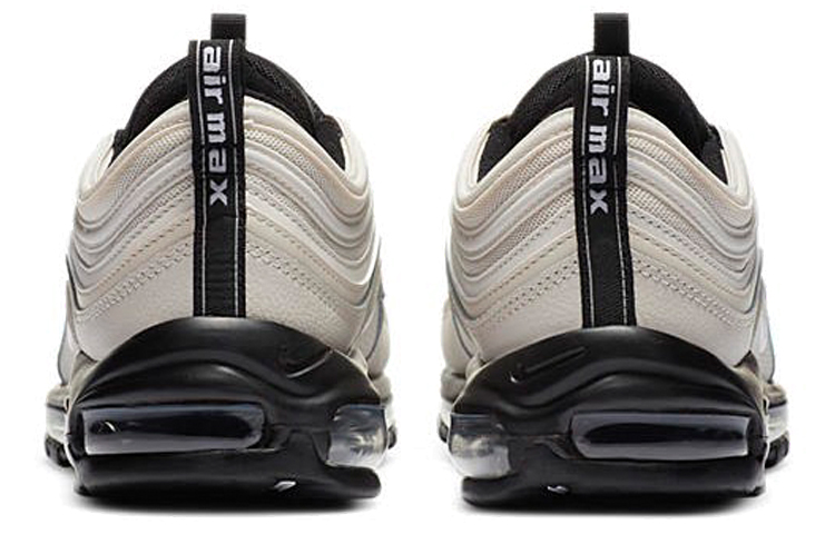 Мужские кроссовки Nike Air Max 97 (бежево-черные) — фото 5