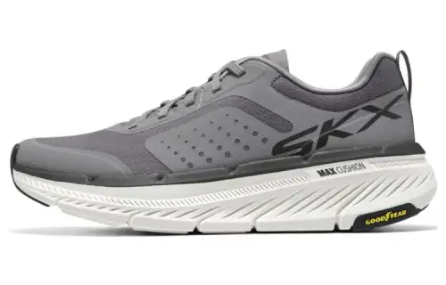 Skechers Synthetic Leather Cushioning Abrasion Resistant Cushioning, Wear Resistant Low top Running Shoes Men's