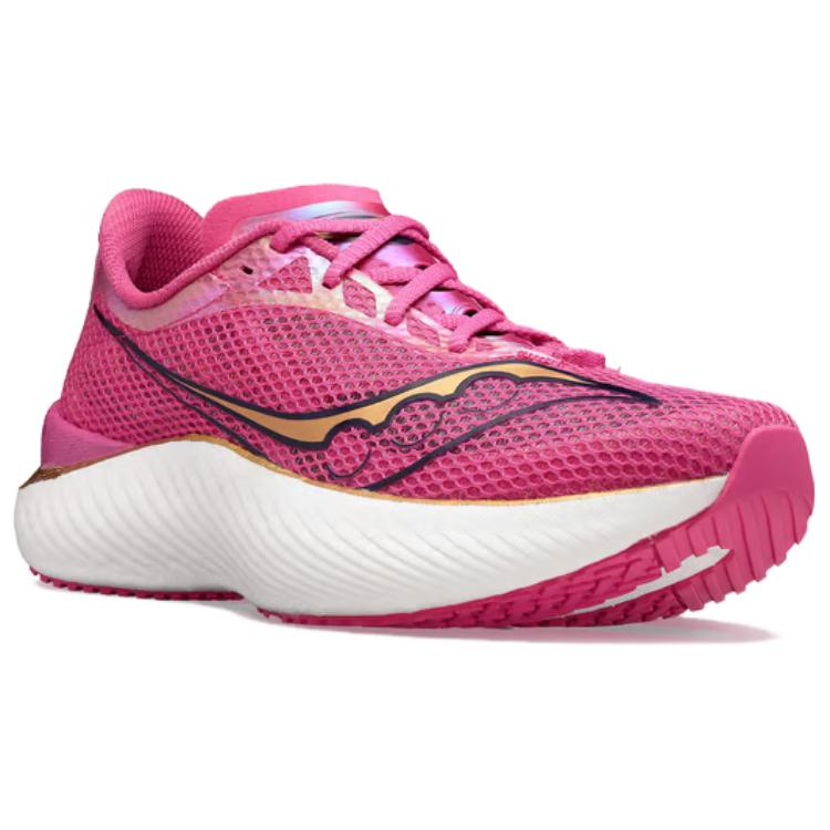 Saucony Endorphin Pro 3 Abrasion Resistant Low top Running Shoes Women’s Pink White