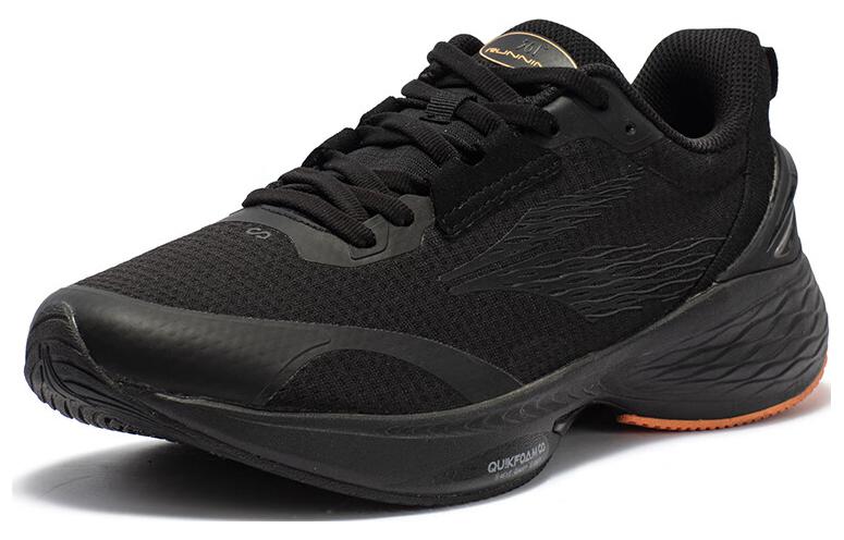 361° Cushioning Slip Resistant Cushioning Slip Resistant Low top Running Shoes Men’s Black Orange
