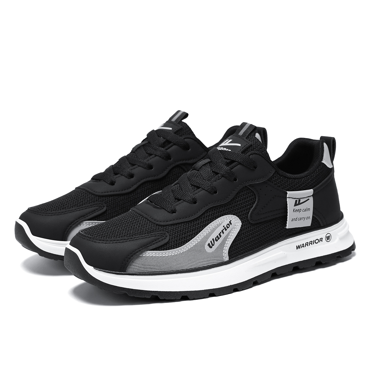 Warrior Abrasion Resistant Moisture Wicking Lightweight Low top Casual Running Shoes Men’s