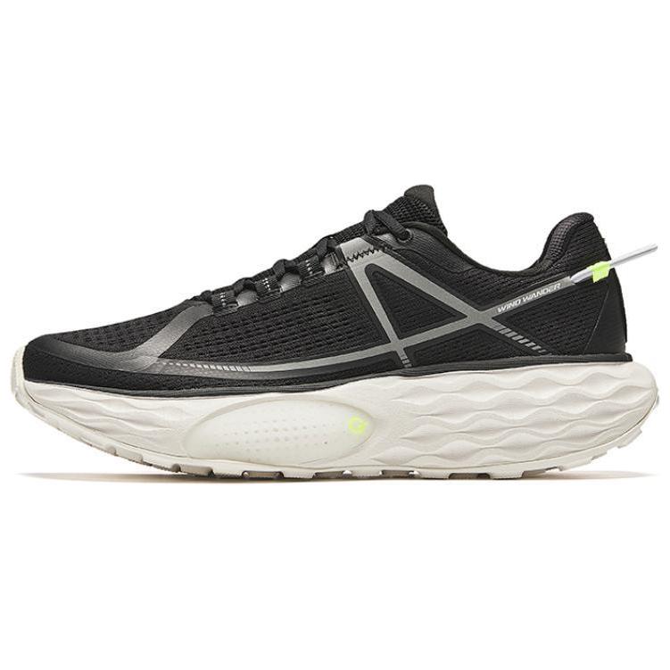 Anta Cushioning, Wear Resistant Low top Running Shoes Men’s Black White