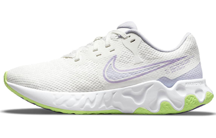 Женские кроссовки Nike Nike Renew Ride 2 (бело-фиолетово-зеленые)