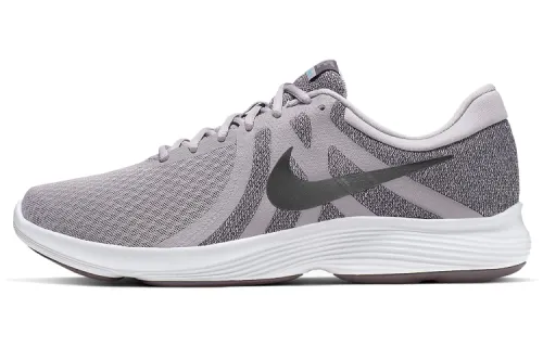 Nike Revolution 4 Breathable Shock Absorption Non Slip Low Tops Gray
