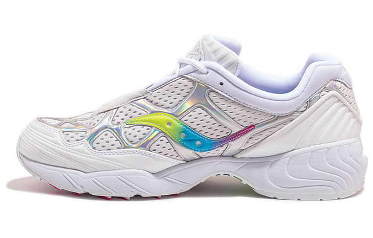 saucony Grid Web Iridescent White