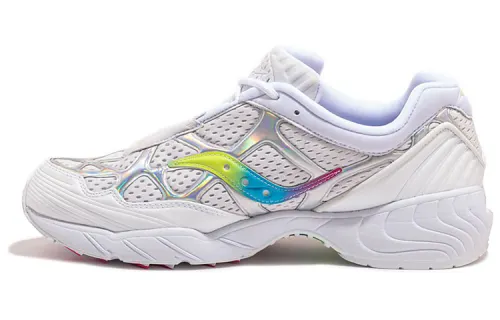 saucony Grid Web Iridescent White