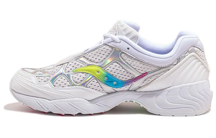 saucony Grid Web Iridescent White