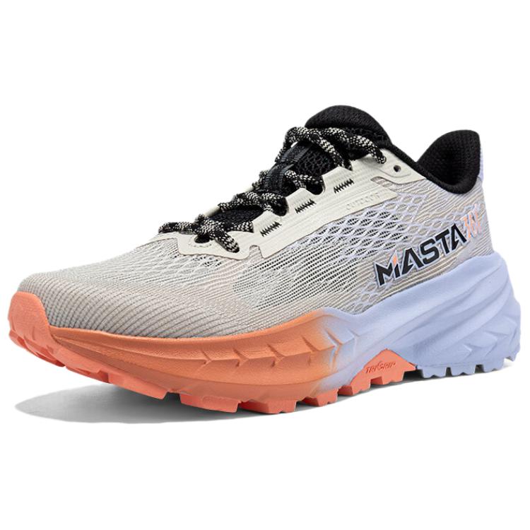 361° Slip Resistant And Breathable Low top Trail Running Racing Running Shoes Women’s Gray Orange Purple