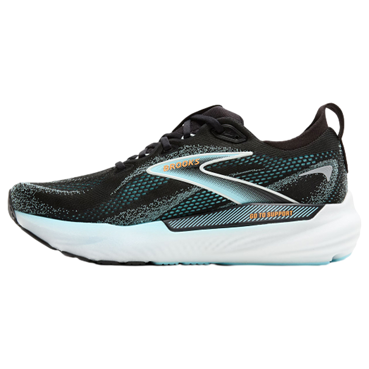 Brooks Glycerin GTS 22 Cushioning Low top Running Shoes Men’s Black Blue