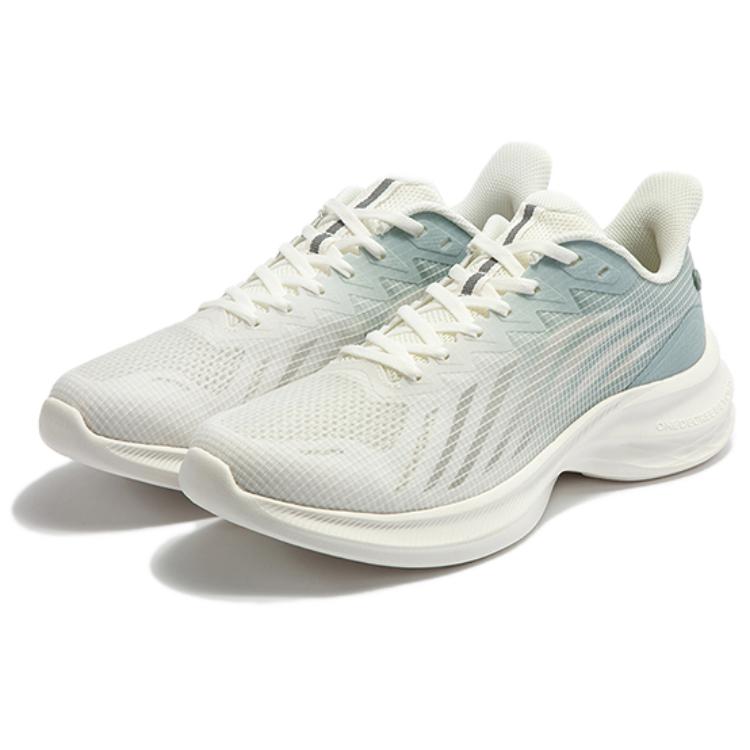 361° Slip Resistant Abrasion Resistant Slip Resistant Abrasion Resistant Low top Casual Running Shoes Men’s White Green