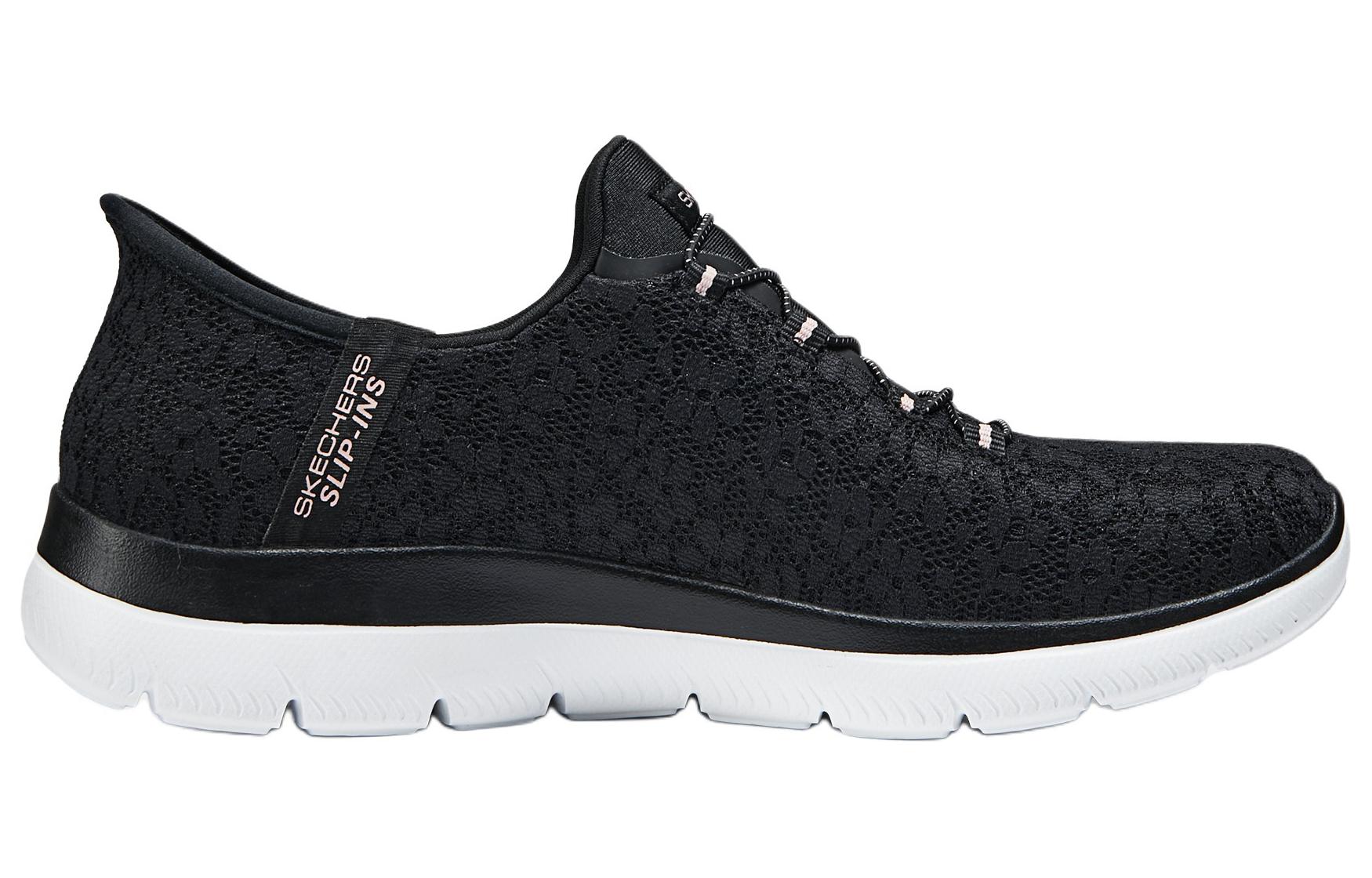 Skechers Hands Free Slip Ins Cushioning Abrasion Resistant Breathable Low top Running Shoes Women’s Black
