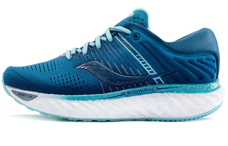 saucony Women's Triumph 17 Wide 'Blue Aqua'