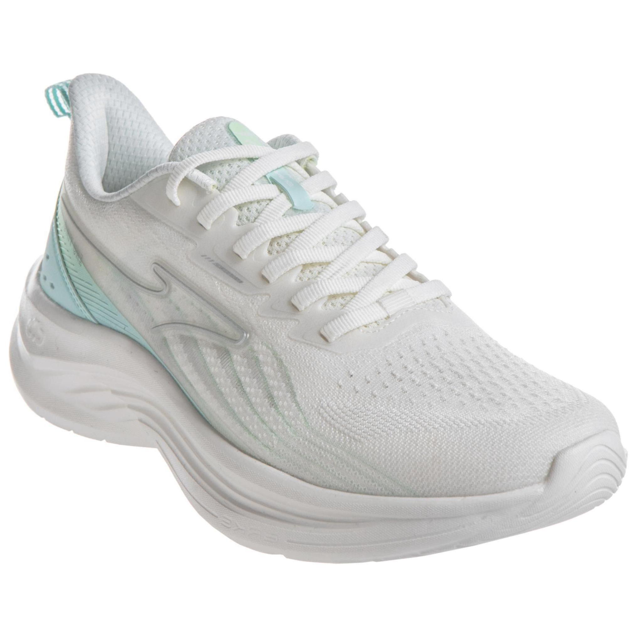 Erke Comfortable Cushioning Abrasion Resistant Cushioning, Wear Resistant Low top Running Shoes Women’s White Green