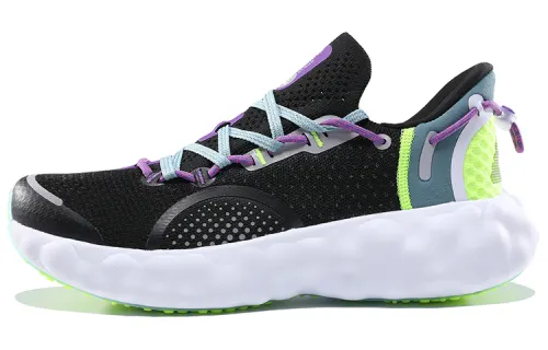 PEAK Ai Taichi Cloud R1 Night Platform Running Shoes Men's Black White