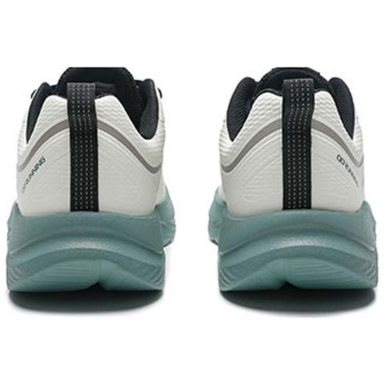 QIAODAN Comfortable Cushioning Low top Running Shoes Men’s Green White