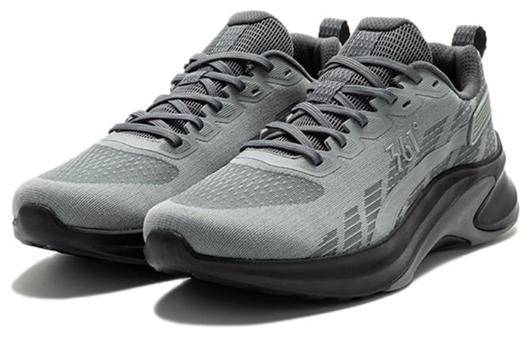 361° Cushioning Breathable Rebound Low top Running Shoes Men’s Gray Black