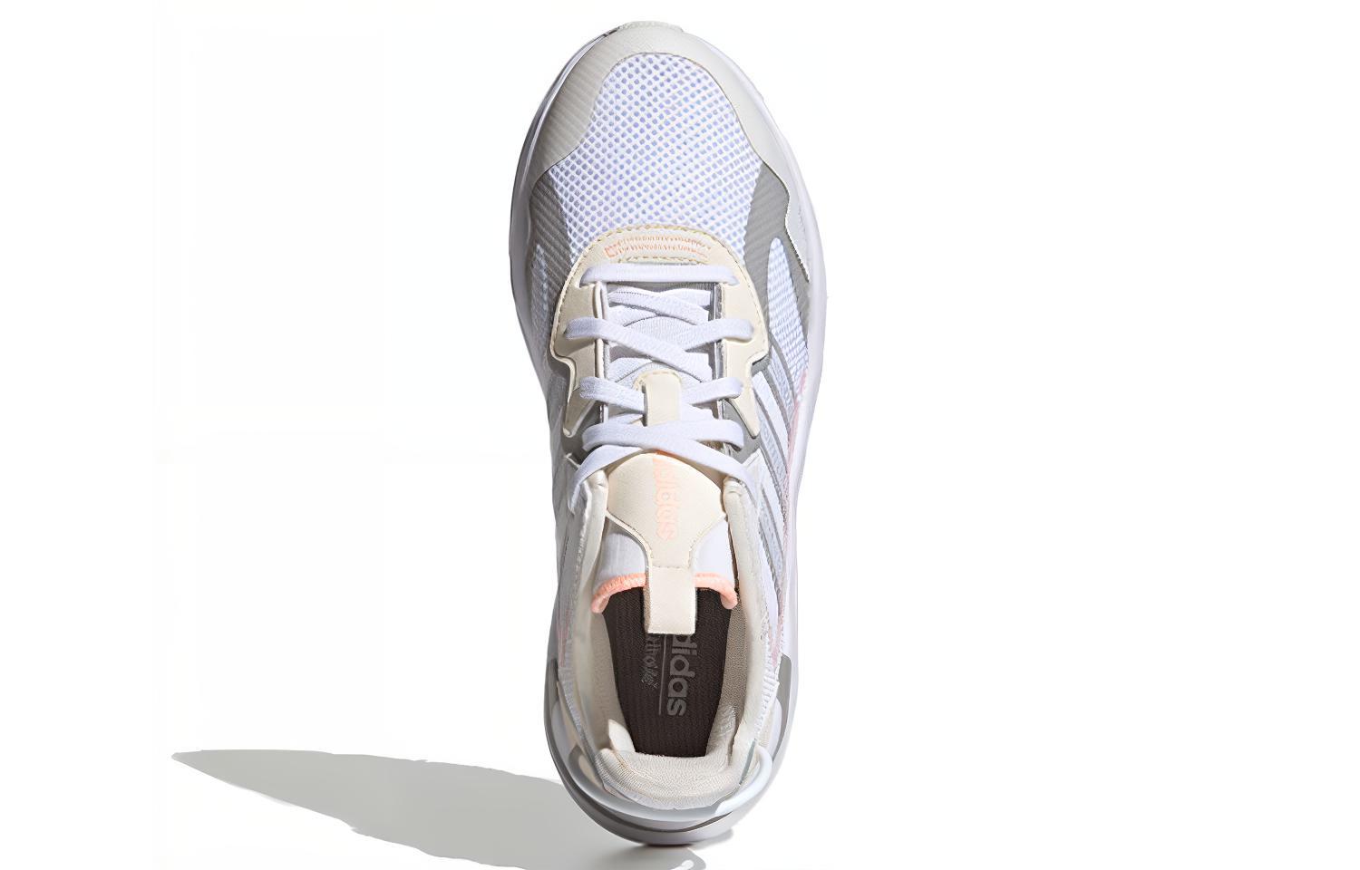 Женские кроссовки adidas neo Futureflow (белый / бежевый / серый) — фото 5