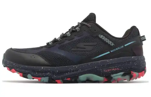 Skechers Low top Running Shoes Men's Black Blue