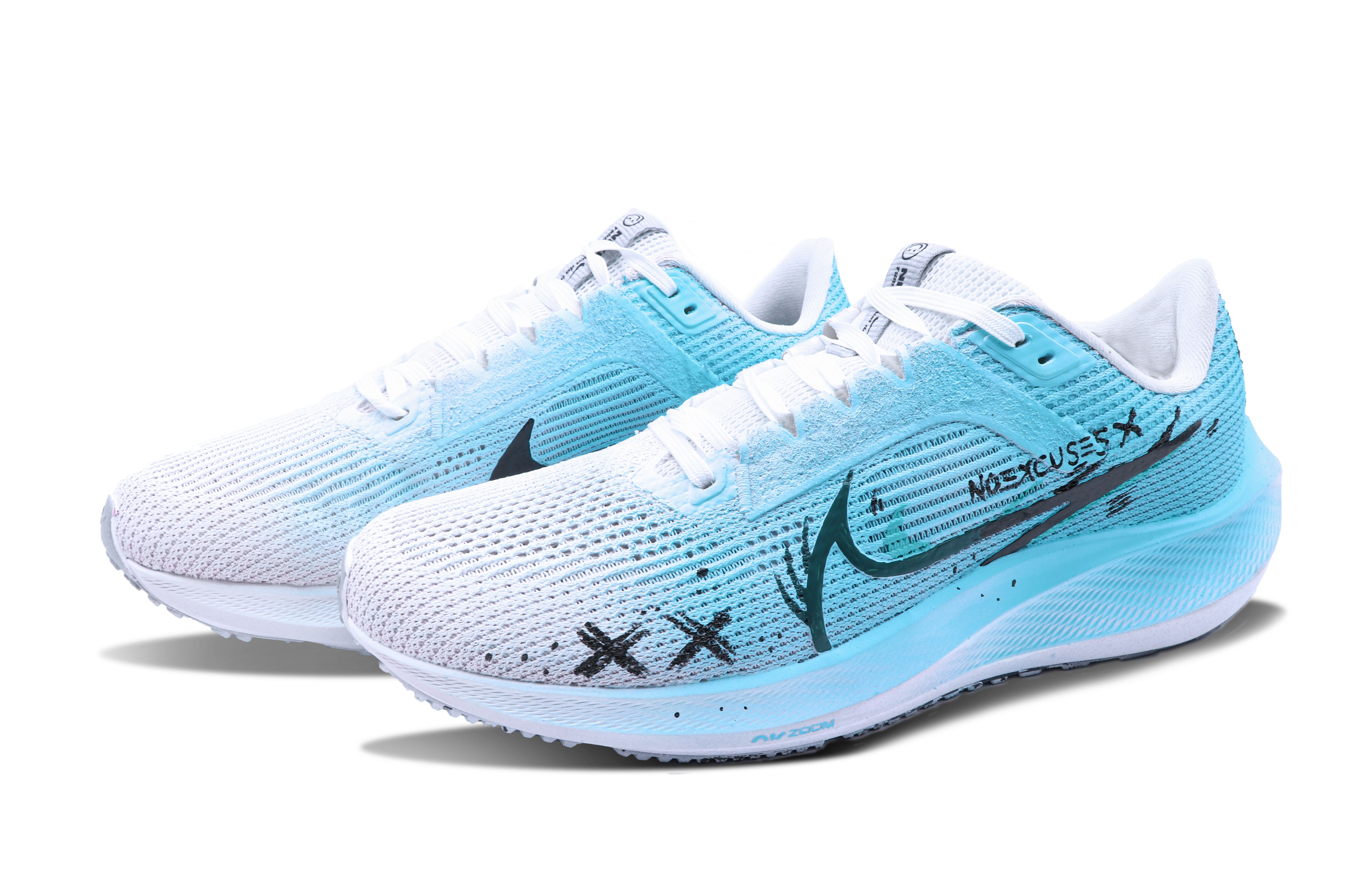 Nike Air Zoom Pegasus 40 Abrasion Resistant Breathable Low top Running Shoes Men’s Blue