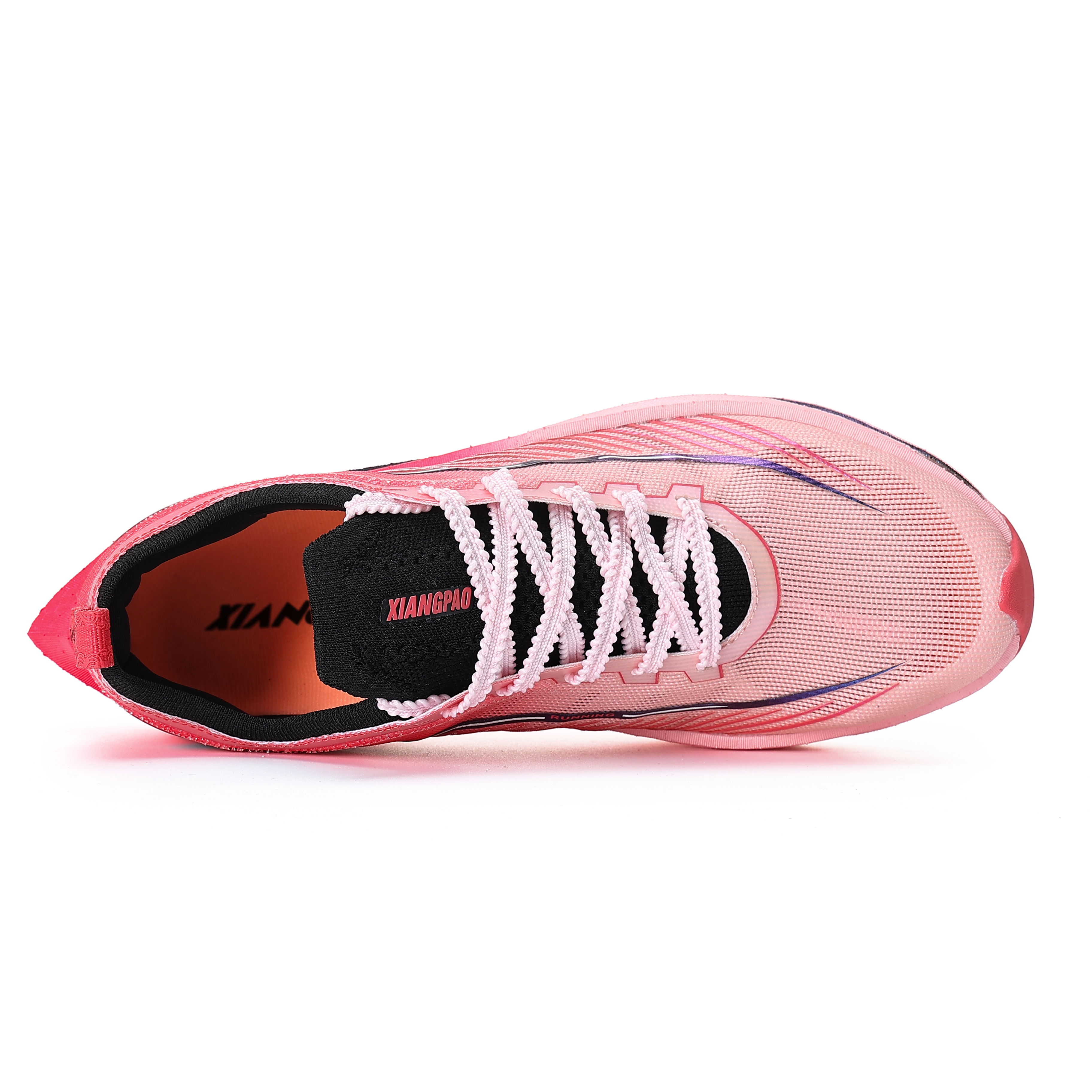 XIANGPAO Running Shoes Unisex Low Top Red Green Mismatched