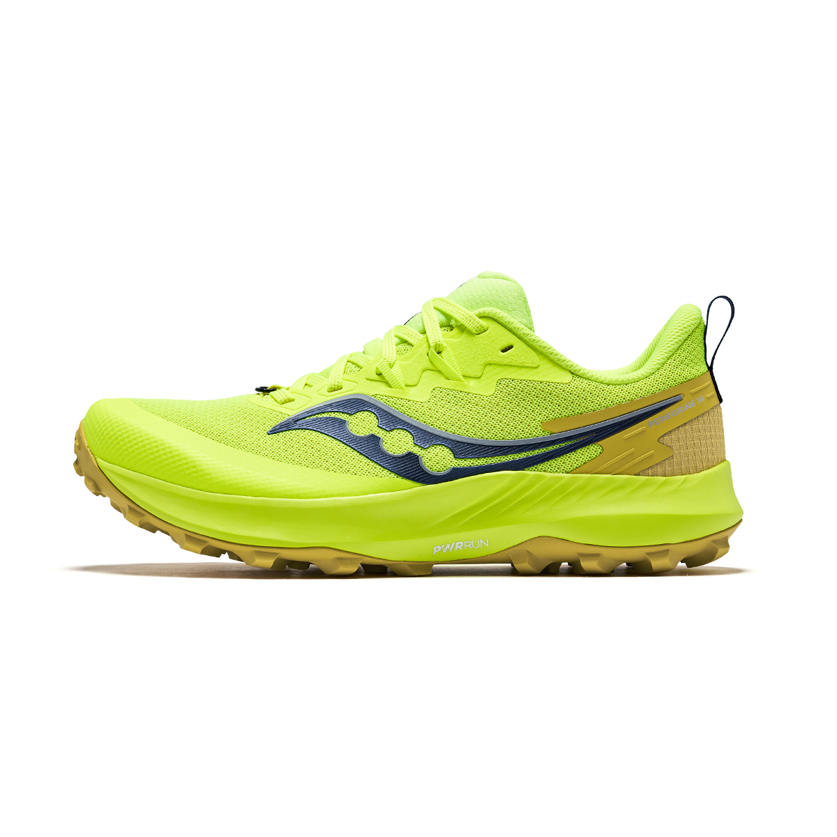 Saucony PEREGRINE 14 Low top Running Shoes Men’s Neon Green Blue