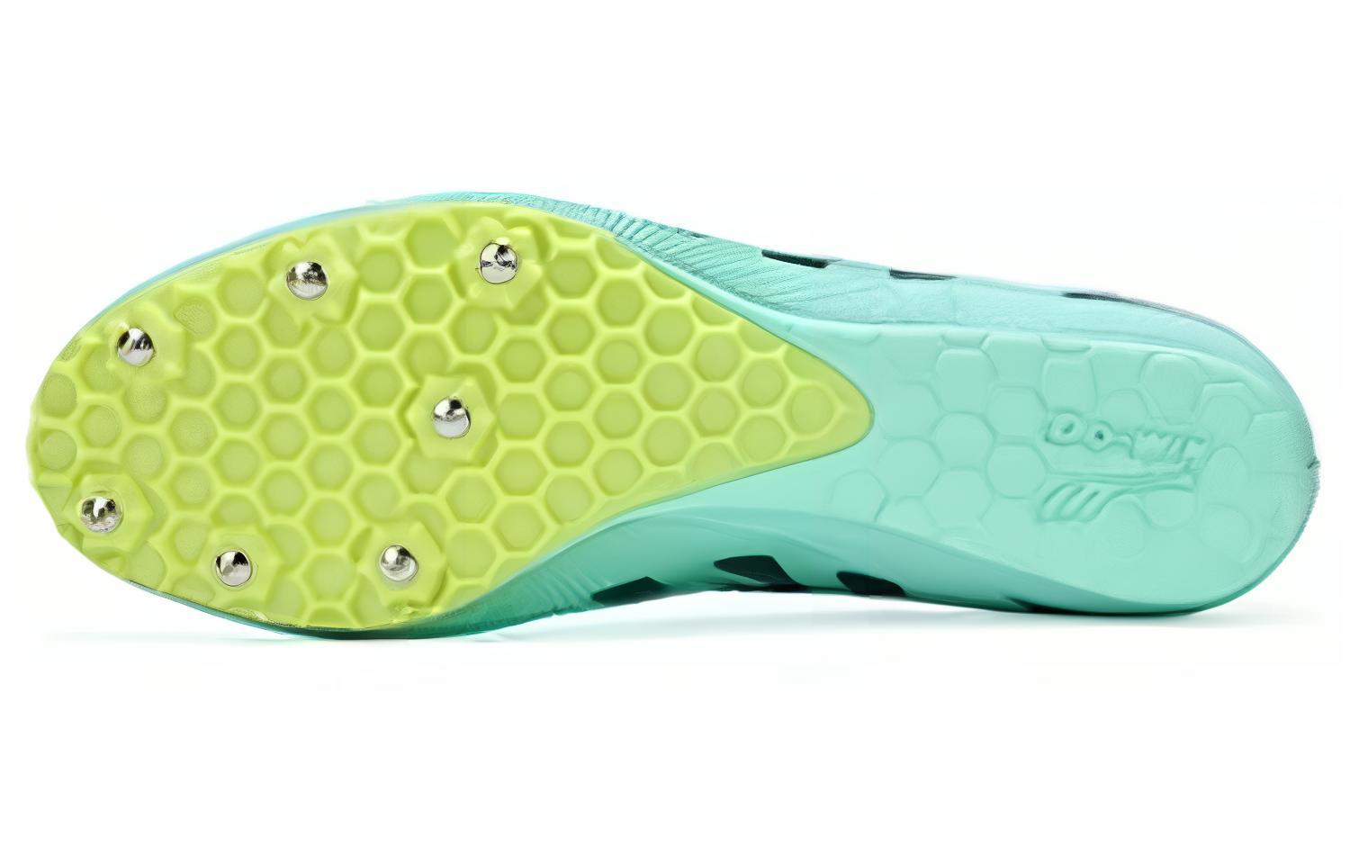 DO WIN Cushioning Slip Resistant Abrasion Resistant Low top Running Shoes Unisex Mint Green Black